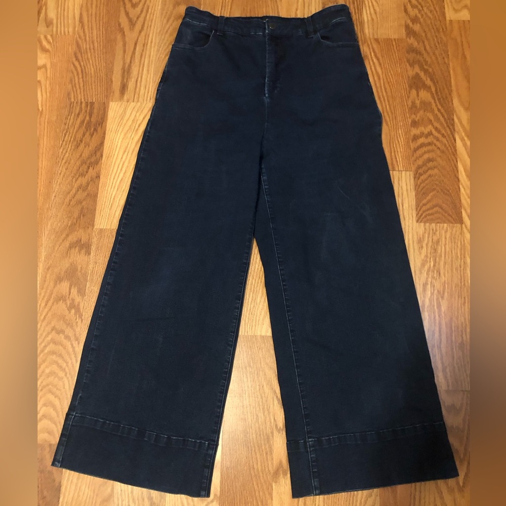 Baggy Wide Leg Jeans Size 14 dark blue Universal Standard